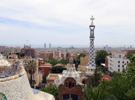 découverte voyage barcelone - vue parc guell