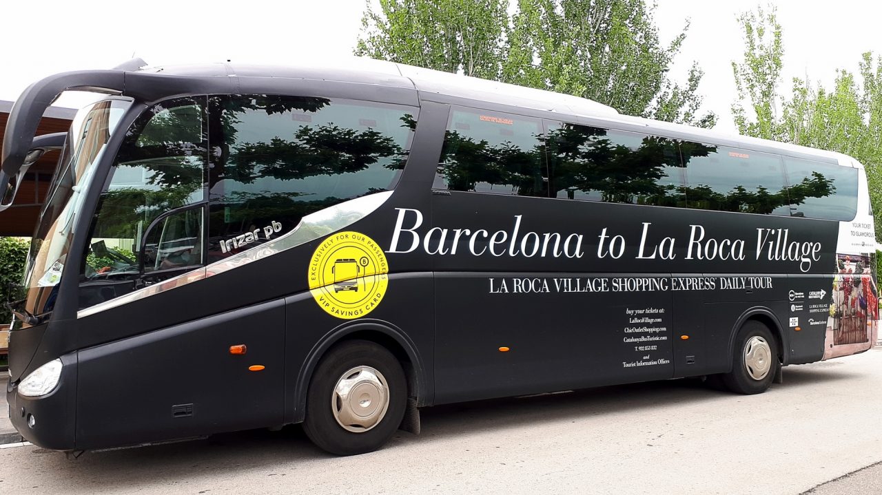 voyage découverte barcelone - bus roca village