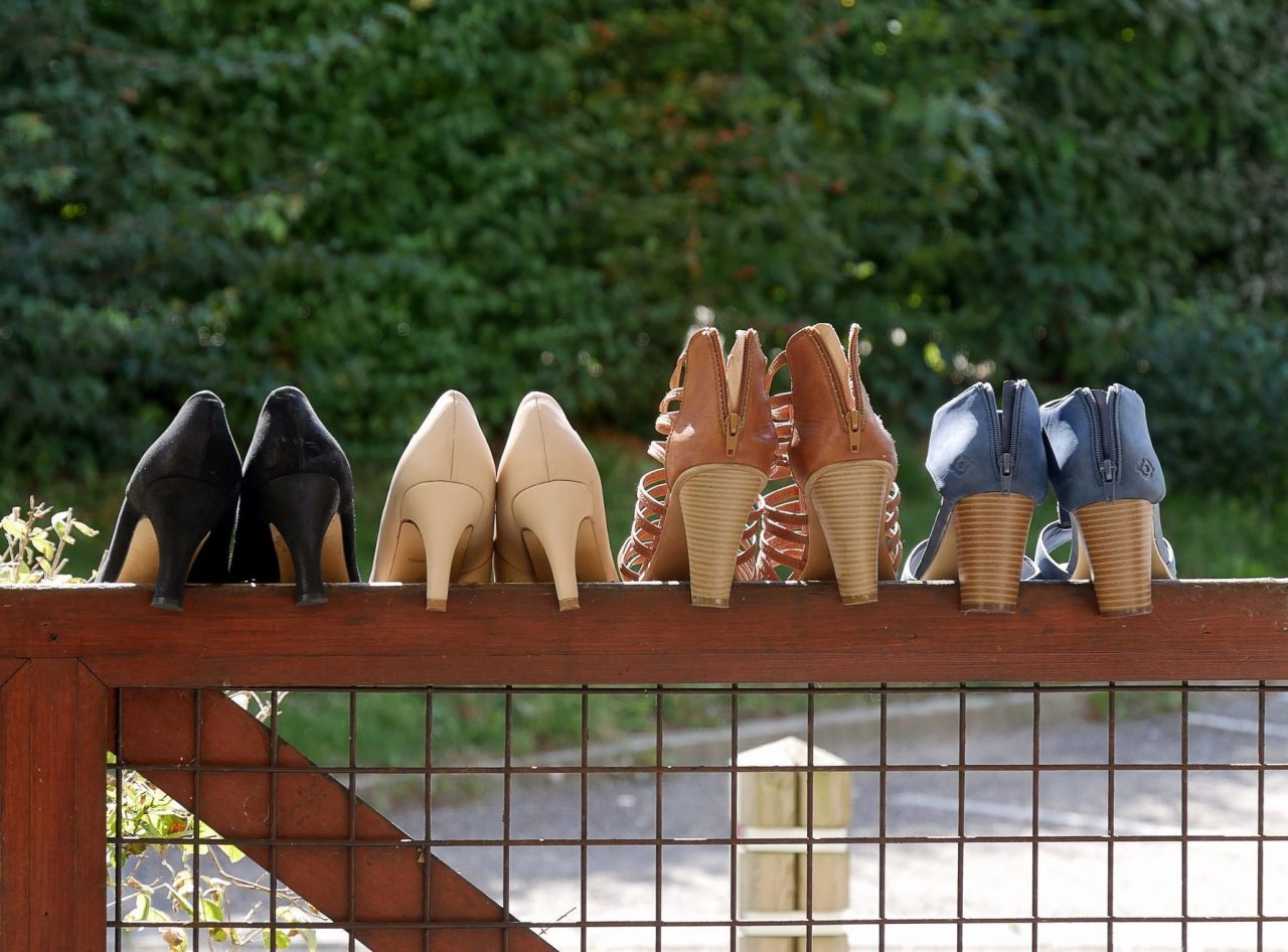 belle et bien dans ses talons