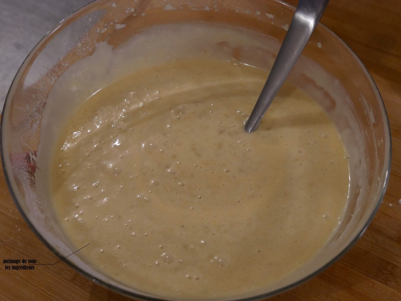 gateau banane mélange - juliesliberties