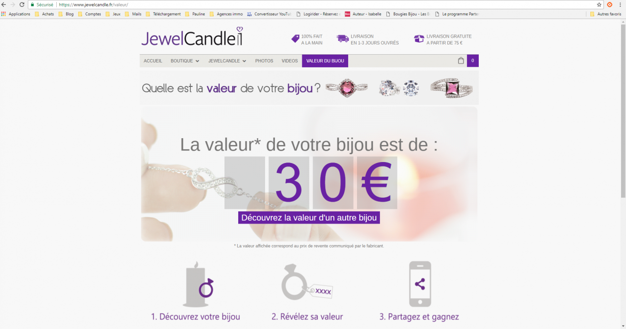 valeur bijou jewelcandle - juliesliberties