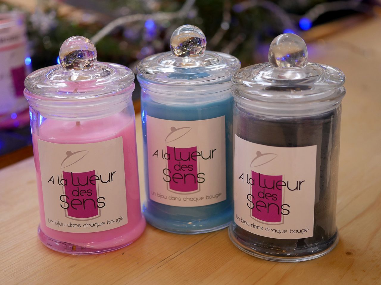 à la lueur des sens bougie 100 g - juliesliberties
