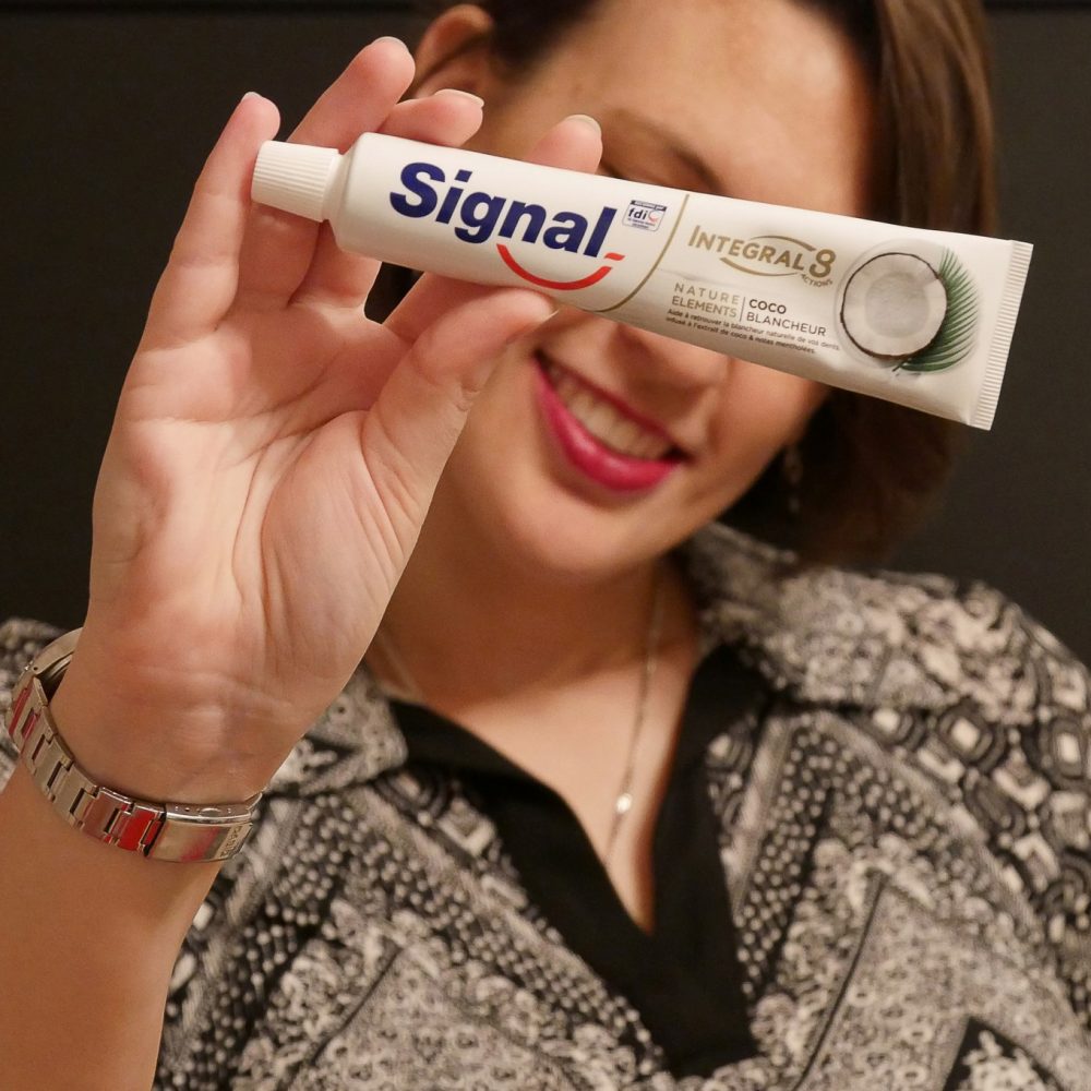 dentifrice signal intégral 8 coco blancheur - juliesliberties