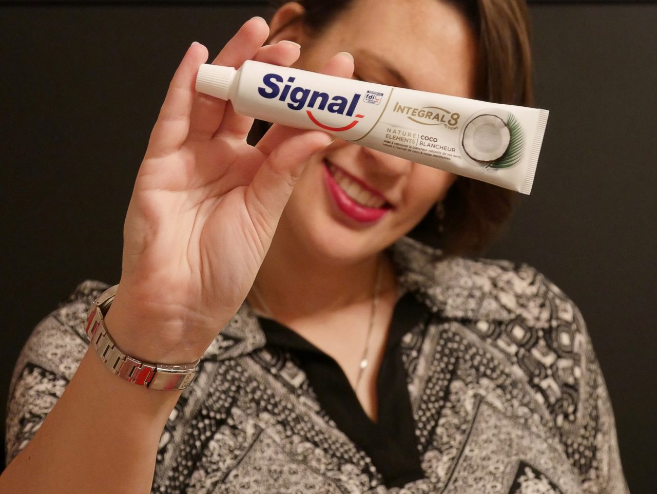 dentifrice signal intégral 8 coco blancheur - juliesliberties
