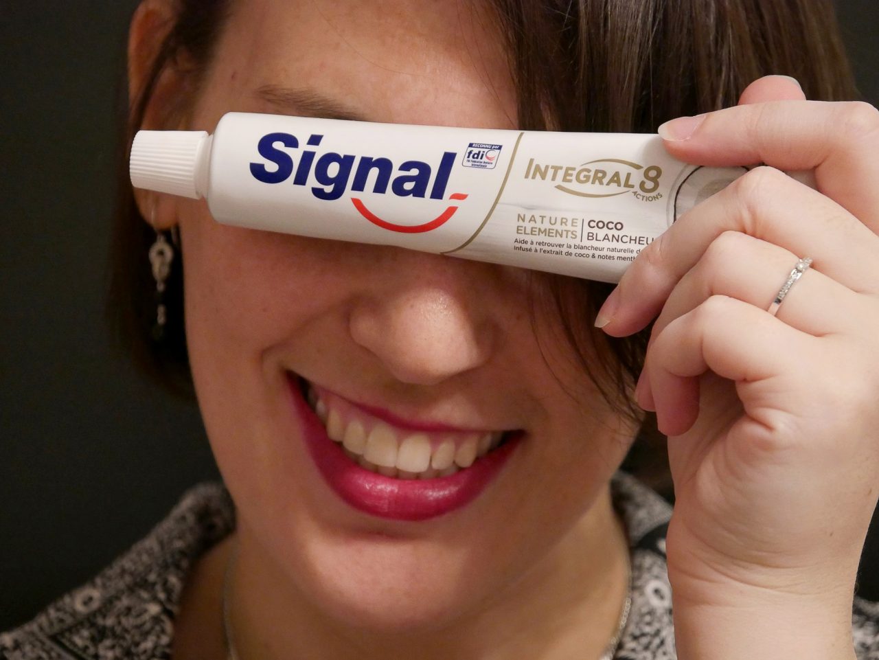 dentifrice signal intégral 8 coco blancheur - juliesliberties